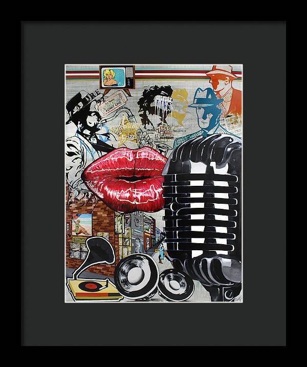 Retro Sound of Culture - Framed Poster - PREMIUM FATURE