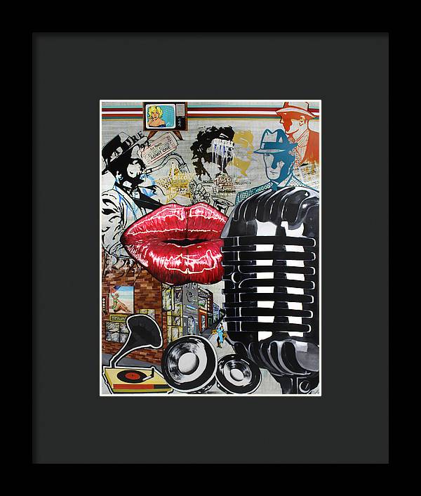 Retro Sound of Culture - Framed Poster - PREMIUM FATURE
