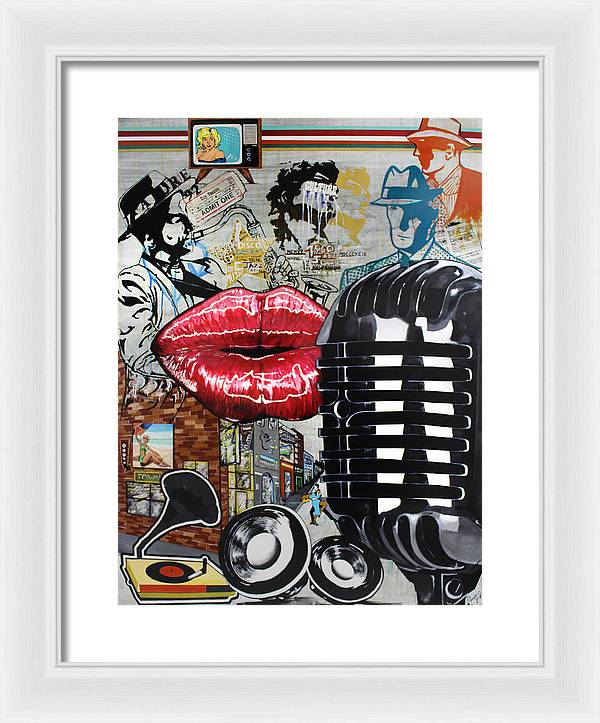 Retro Sound of Culture - Framed Poster - PREMIUM FATURE