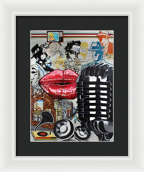 Retro Sound of Culture - Framed Poster - PREMIUM FATURE