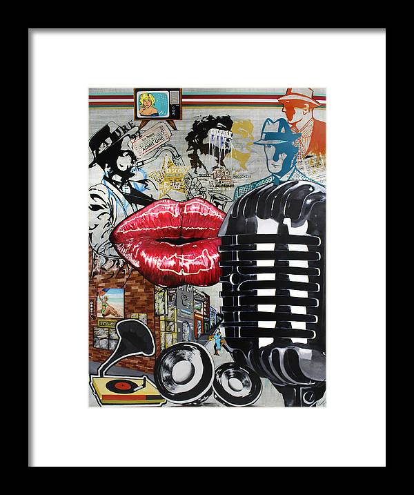 Retro Sound of Culture - Framed Poster - PREMIUM FATURE