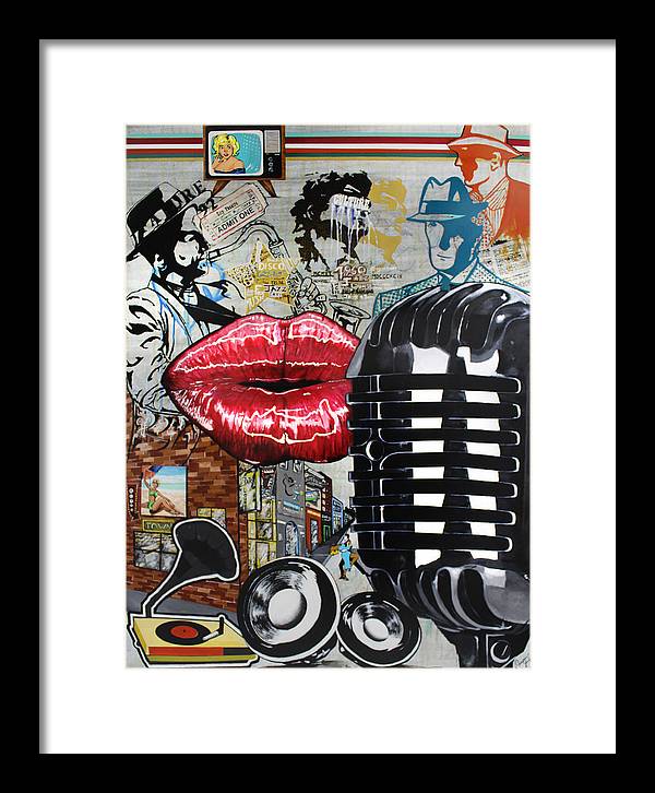 Retro Sound of Culture - Framed Poster - PREMIUM FATURE
