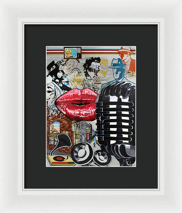 Retro Sound of Culture - Framed Poster - PREMIUM FATURE