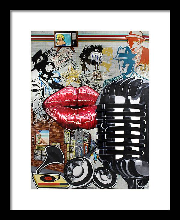 Retro Sound of Culture - Framed Poster - PREMIUM FATURE