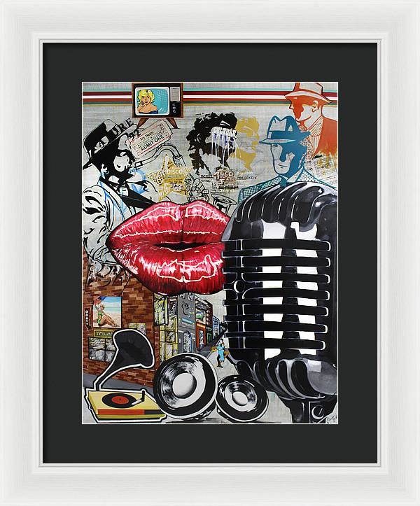 Retro Sound of Culture - Framed Poster - PREMIUM FATURE