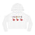 Women’s "Original Fature"  Cropped Hooded Sweatshirt -Red/White - PREMIUM FATURE