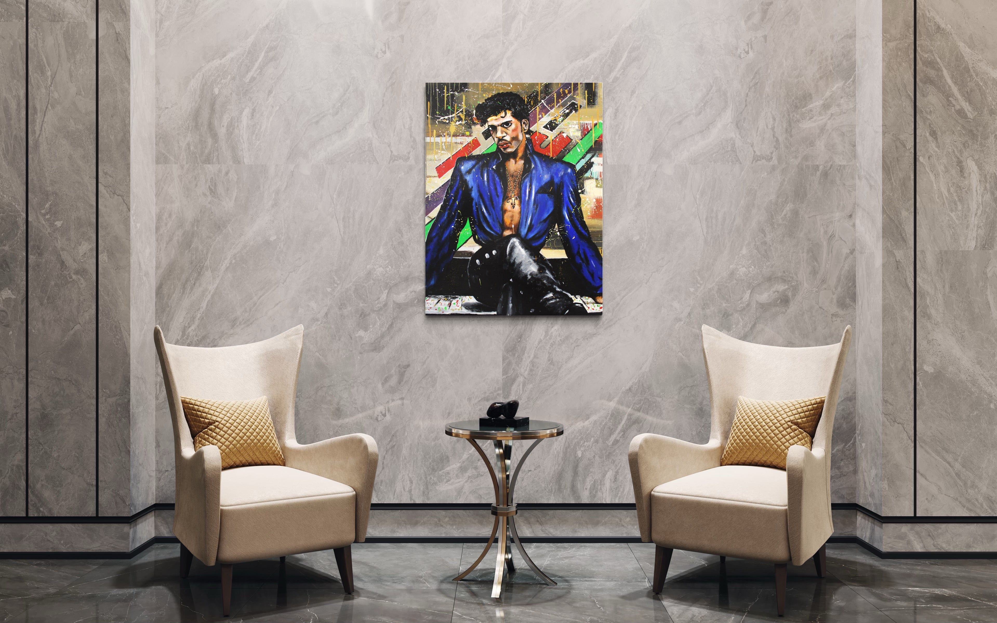 Original Prince Painting: "Sublime Prince" - PREMIUM FATURE