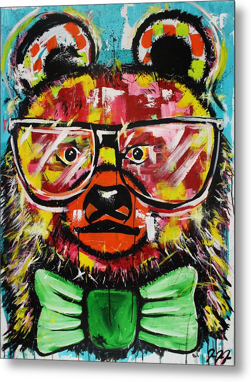 Bearly Trip' - Metal Print - PREMIUM FATURE
