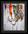 Fierce Eyed Abstract Tiger  - Framed Print - PREMIUM FATURE