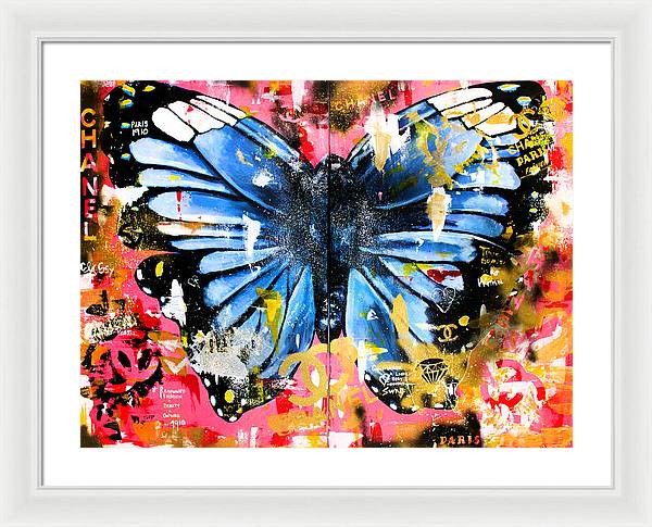 Fly Chanel - Framed Poster - PREMIUM FATURE