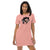 "David Fature" Rose Script Cotton t-shirt dress - PREMIUM FATURE