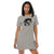 "David Fature" Rose Script Cotton t-shirt dress - PREMIUM FATURE