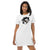 "David Fature" Rose Script Cotton t-shirt dress - PREMIUM FATURE