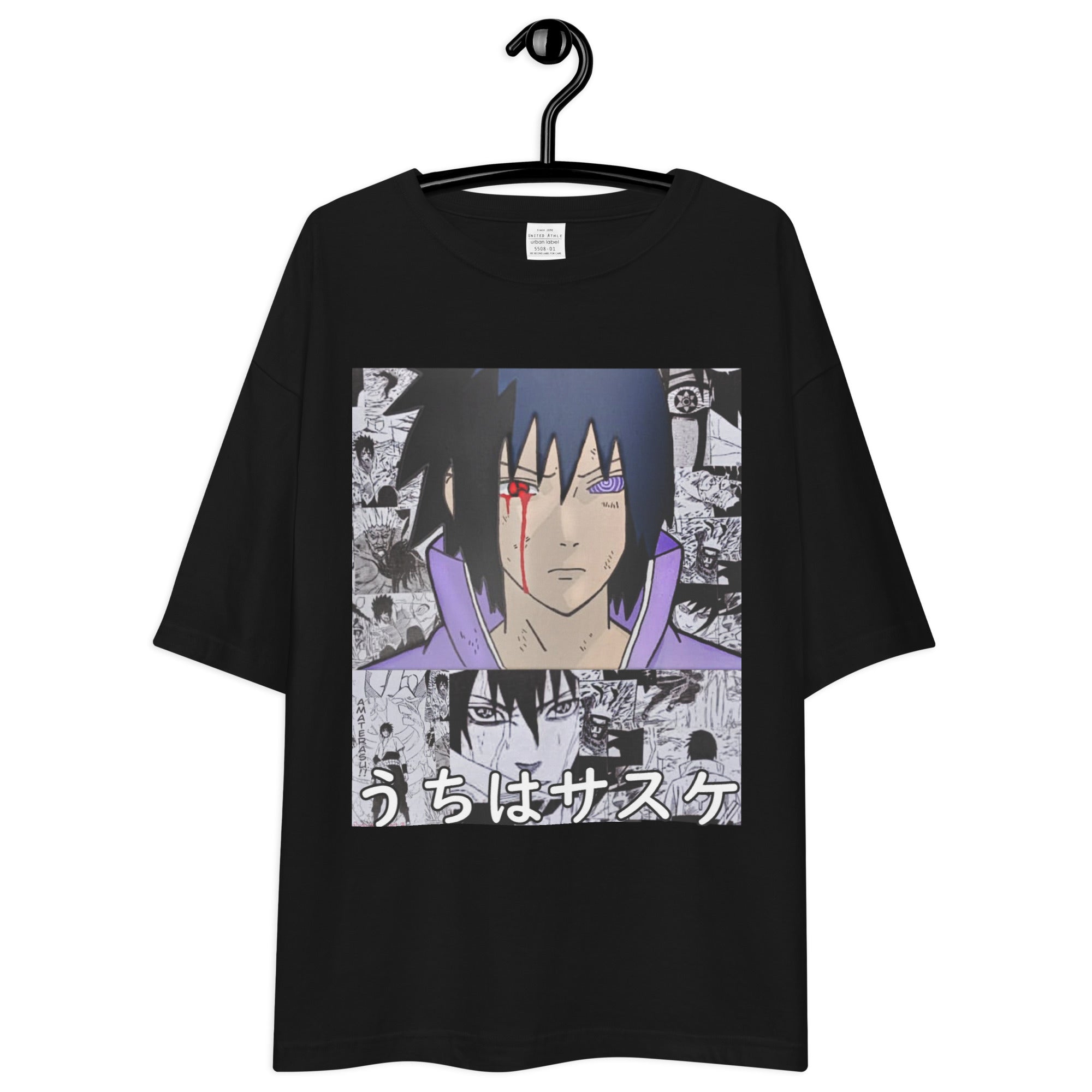 Anime Culture "Sasuke" Unisex oversized t-shirt - PREMIUM FATURE