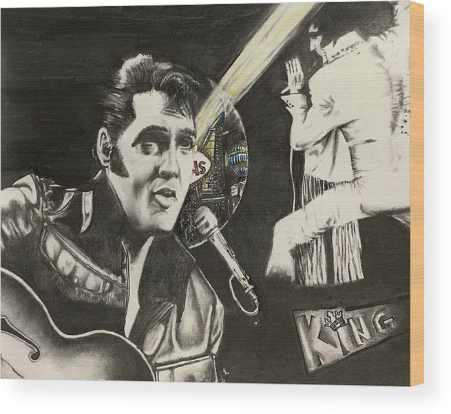 Vegas Presley - Wood Print - PREMIUM FATURE