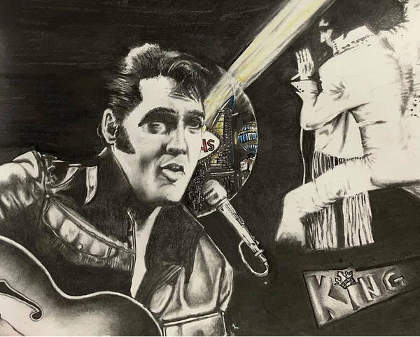 Vegas Presley - Unframed Art Print - PREMIUM FATURE