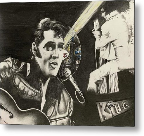 Vegas Presley - Metal Print - PREMIUM FATURE